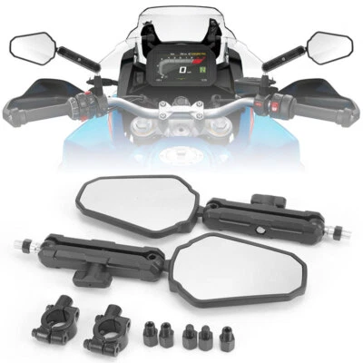 Motorcycle Rearview Side Mirror Rotatable Fit For Yamaha MT-09 MT-07 MT-10 MT-03 - Image 1 of 4