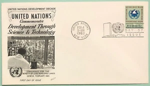 Sc UN 114 United Nations 1963 Development Through Science & Technology FDC Fleet - Picture 1 of 2