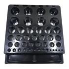 Drill Bit Storage Case Stand Square Shape ABS Plastic Organizer 225*215*40mm
