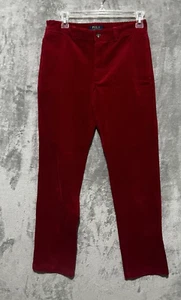 Polo Ralph Lauren Corduroy Pants Boys 16 Red Old Money Classic Preppy - Picture 1 of 8