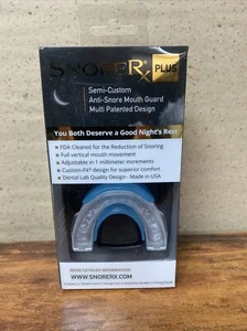 SnoreRx Plus Anti-Snore Mouth Guard Semi-Custom w/Storage Case & Fit Handle!