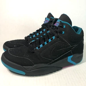 Nike Air Flight Lite Mid Black Athletic Shoes Sneakers DQ7687-002 Men’s - Sz 10 - Picture 1 of 9