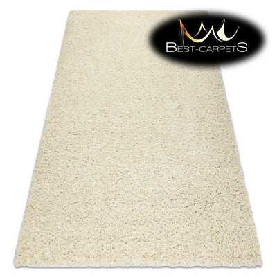 Amazing Modern Rug shaggy "SOFFI" 5cm, soft, single-colour, CREAM High Quality - Image 1 of 4