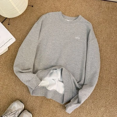 Alo New Style Autumn Round Neck Long Sleeve Loose Couple Sweatshirt - Image 1 of 4