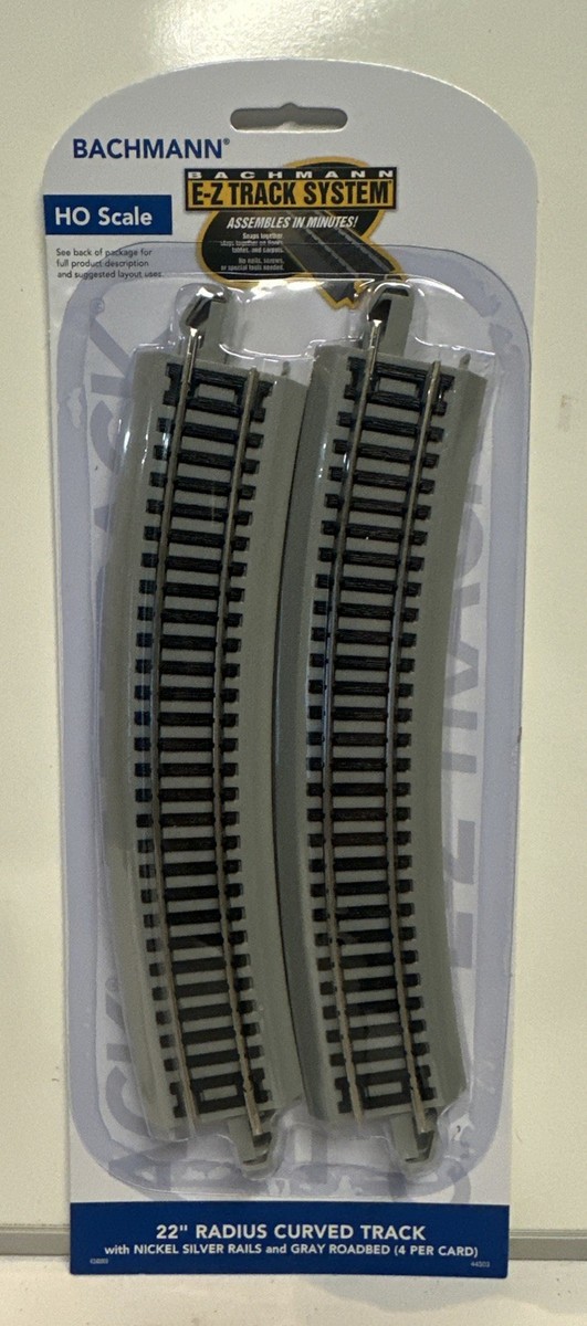 鉄道模型 HO)EF651005 Amazon.com: Bachmann Trains - E-Z Track® Nickel Silver Track