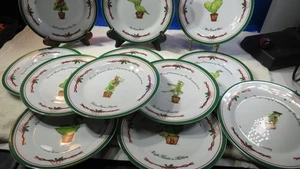 Vintage I. Godinger & Co 12 Days Of Christmas Dessert Plate Set of 12 NO DAMAGE - Picture 1 of 13