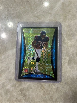 2008 Bowman Chrome Steve Slaton Xfractor /250 #BC74 Rookie - Image 1 of 4