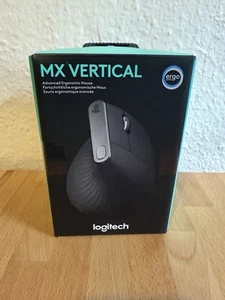 Logitech MX Vertical Kabellose Ergonomisch Maus - Schwarz (910-005448) - Zdjęcie 1 z 3