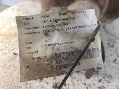 Used Differential Carrier Assembly fits: 2002 Lincoln Lincoln ls 8 cylinder 3.31 - Image 1 of 4