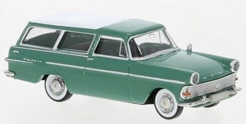 BREKINA 20137 Échelle HO OPEL P2 CARAVANE Couleur Verte/Blanche Année 1960 - Photo 1/1