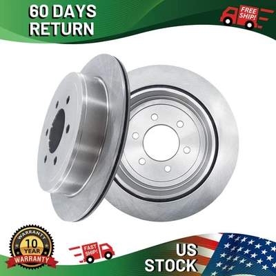 REAR Anti-Rust Disc Brake Rotors for Ford F-150/Lobo & Lincoln Mark LT - Изображение 1 из 4