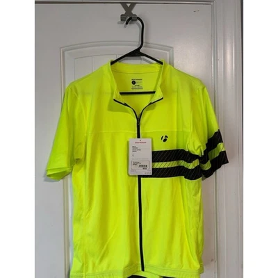 Nueva-Antigua-Stock Bontrager Circuit Jersey Grande Alta Visibilidad Amarilla SOLO Foto 1 de 4