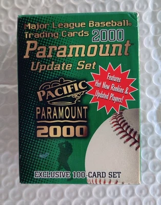 Juego de 100 cartas de béisbol Pacific Paramount Update 2000 ver descripción completa abierta Foto 1 de 4