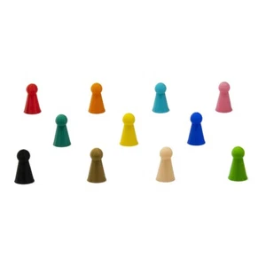 Classic Pawn Mega Pack (55PCS 11 Color) for Board Games - Picture 1 of 1