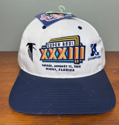 De colección NFL Super Bowl XXXIII Atlanta Falcons Snapback Gorra Sombrero - Nuevo con Etiquetas Foto 1 de 4