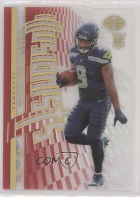 2022 Panini Illusions Illusionists Red /199 Kenneth Walker III #I-14 Rookie RC - Image 1 of 2