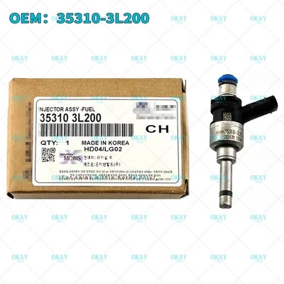 1PC 353103L200 Fuel injector For 2017-20 Hyundai Kia Cadenza Sedona Sorento 3.3L - Изображение 1 из 4