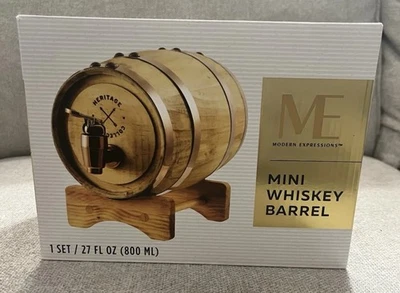 Modern Expressions 1 Set Brown Mini Whiskey Barrel - 800ML Model 302561 - Image 1 of 4