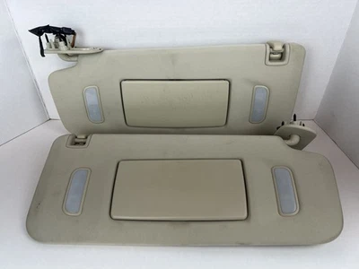 2007-2014 Cadillac Escalade Hybrid Sun Visor Set Left Right LH RH Gray 544908429 - Image 1 of 4