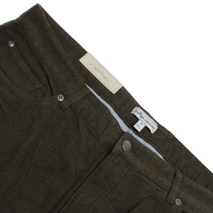 Peter Millar NWT 5 Pocket Jean Cut Pants Size 38 US In Solid Green Cotton Blend - Picture 1 of 13