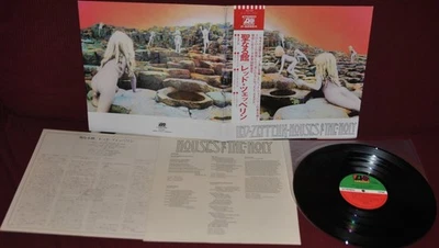 LED ZEPPELIN HOUSES OF THE HOLY - ATLANTIC P-8288A 1973 - LP JAPAN OBI NM 1A ED. - Image 1 of 2