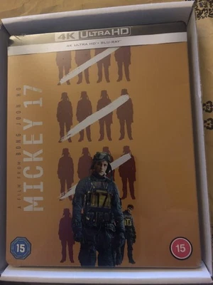 Mickey 17 blu ray Steelbook Ltd Edition [15] 4K UHD - tiny dent Bong Pattison - Image 1 of 4