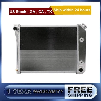 New Radiator  3-Rows  For Chevy Camaro Chevelle El Camino Monte Carlo Aluminum Foto 1 de 4