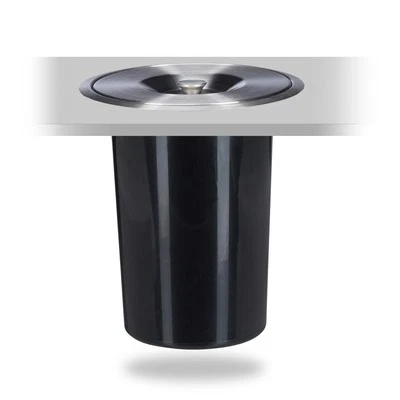 Einbaumülleimer arbeitsplatte Küchenabfallbehälter Biomüll-Container rostfrei - Bild 1 von 4