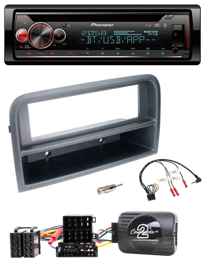 Pioneer Lenkrad DAB CD Bluetooth USB Autoradio für Fiat Croma 2005-2010 - Bild 1 von 4