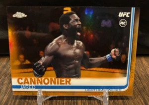 Jared Cannonier 2019 Topps Chrome UFC #98 Orange Refractor RC /25 - Picture 1 of 2