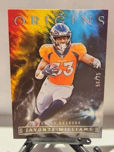 2022 Panini Origins Javonte Williams /75 #29 DENVER BRONCOS NFL - Picture 1 of 2