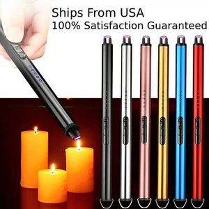 Electric Lighter Arc USB Rechargeable Candle BBQ Electronic Windproof Kitchen US - Picture 1 of 39