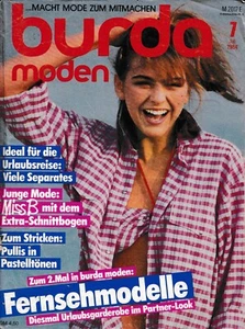 burda moden Heft 7/1987 mit Anleitungsheft und Schnittmuster - Bild 1 von 1