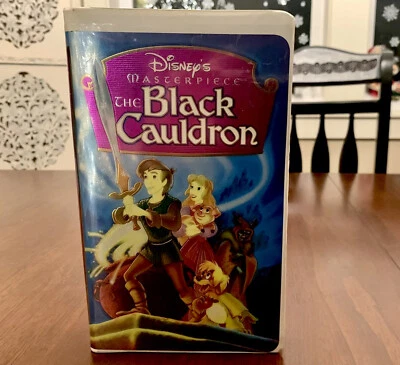 The Black Cauldron VHS 1998 Walt Disney Masterpiece Collection Complete Rare Foto 1 de 4