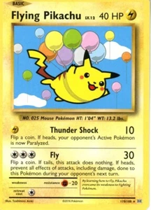 Fliegendes Pikachu SECRET RARE Pokemon TCG XY Evolutions 110/108 Non-Holo - MP - Bild 1 von 1