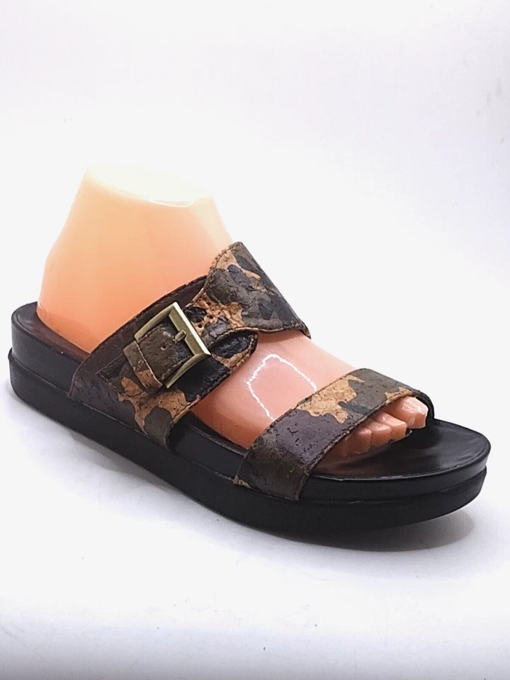 Sandalias de plataforma plana White Mountain para mujer talla 9 M camufladas de corcho Foto 1 de 4