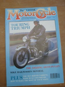 Classic Motorcycle Magazine April 1990 TRIUMPH Motorcycle Scenes from 1910 - Picture 1 of 2