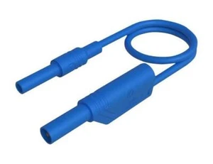 Stackable 4mm Banana Plug Test Lead, 1kV, 32A, 250mm, Blue - 934040102 - Picture 1 of 1