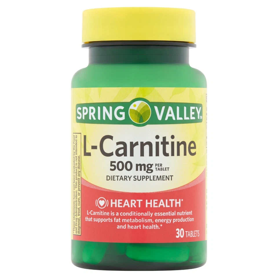 Spring Valley L-Carnitine Capsules, 500 mg, 30 Ct..+ - Image 1 of 4