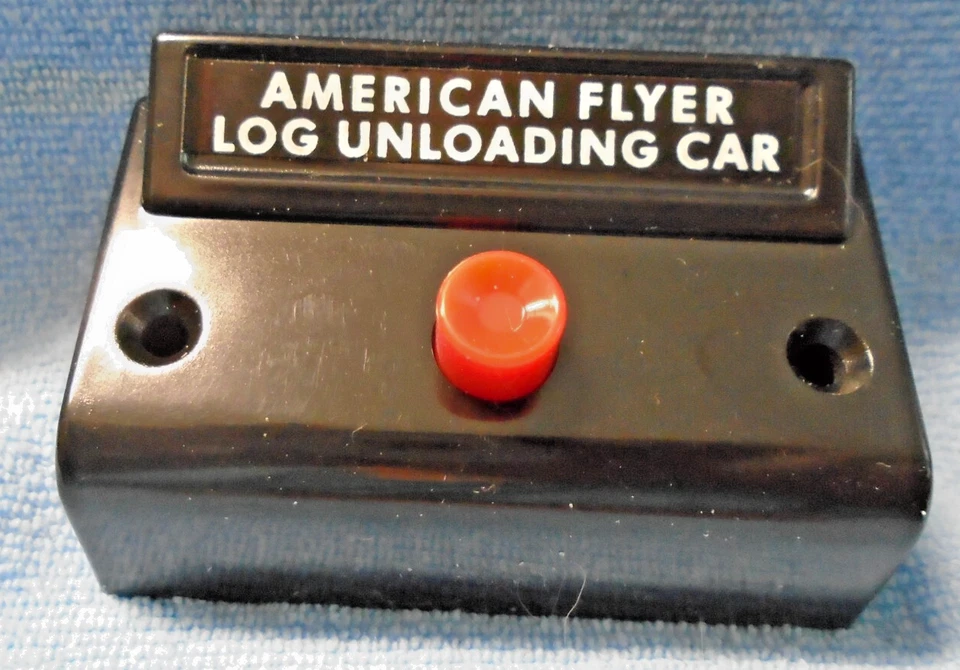 AMERICAN FLYER LOG UNLOADING CAR CONTROL BUTTON   NEW REPRO  XA10961L - Image 1 of 1