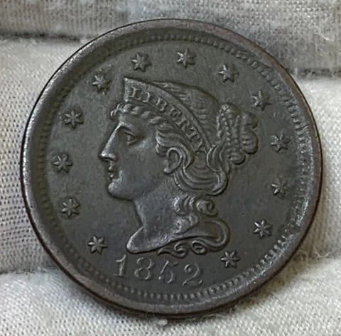 1852 Braided Hair Large Cent** Kb5397AH Cover