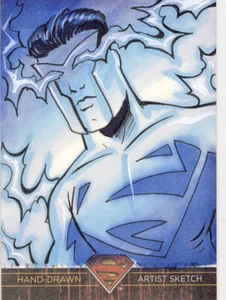 2013 DC Superman The Legend Sketch Card unsigned - Picture 1 of 1
