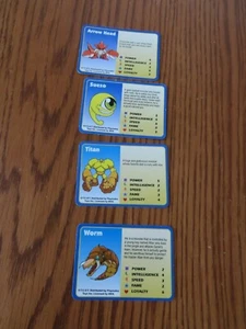 4 DIFFERENT MONSTER RANCHER TOY INSERT TRADING CARDS - Picture 1 of 6