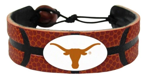 Texas Longhorns Classic Basketball Bracelet [NEW] NCAA Jewelry Wrist Necklace Cover