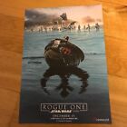 Star Wars Rogue One A4 card Cinema Promo Poster 2016