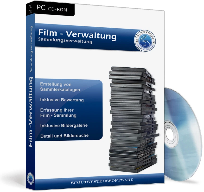 Filmsammlung, DVD, Blue-Ray,Videos,VHS Sammlung archivieren,Sammler Software,EDV - Bild 1 von 1