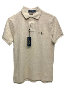 Polo Ralph Lauren NWT Dune Tan Short Sleeve Shirt Custom Slim Fit $110 msrp - Picture 1 of 8