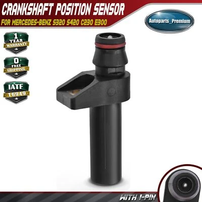 Sensor de posición del cigüeñal para Mercedes-Benz C230 S320 E420 S500 SL60 AMG SLK230 Foto 1 de 4