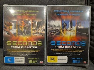 SECONDS FROM DISASTER DVD RARE DOCUMENTARY TV SERIES VOLUME 1 2 12-DISC BOX SET - Foto 1 di 2