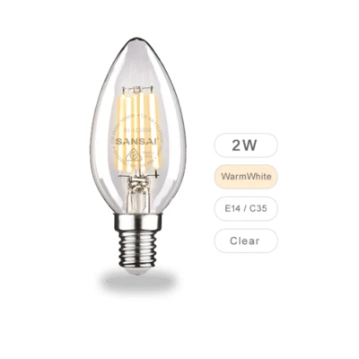 Sansai 2W LED LIGHT BULB GL-LC304E - Image 1 of 2
